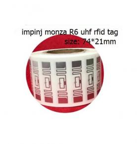 impinj monza r6-P chip r6 uhf rfid tag wet inlay sticker paper label