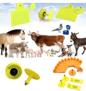 Animal Ear rfid tag Passive 860~960MHz UHF RFID Tag farm Livestoc long range Identification cow cattle sheep ear tags