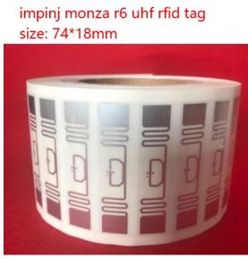 impinj monza r6-P chip r6 uhf rfid tag wet inlay sticker paper label 